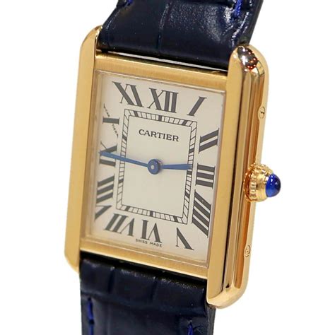 cartier tank solo gold vintage